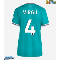 Liverpool Virgil van Dijk #4 Tredjedrakt Dame 2025-26 Kortermet
